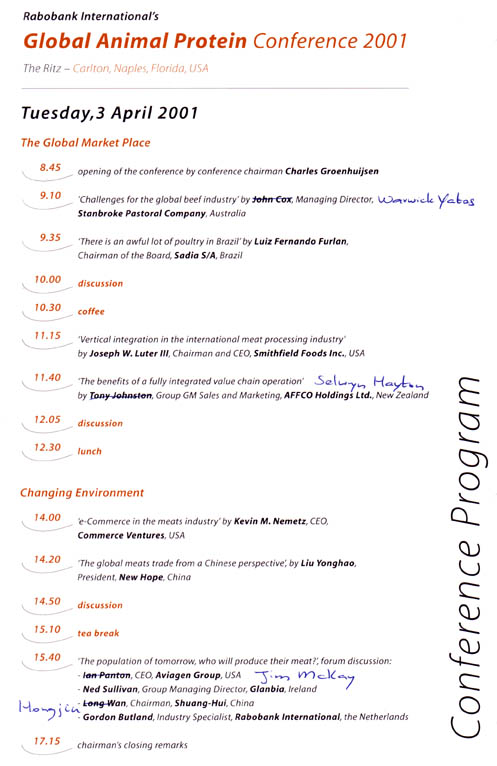 Program, page 1